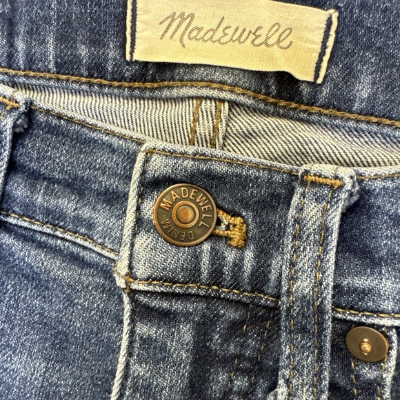 Madewell Women's Mid-Rise Skinny 9" Medium Wash Jeans Size 23 - Picture 3 of 9